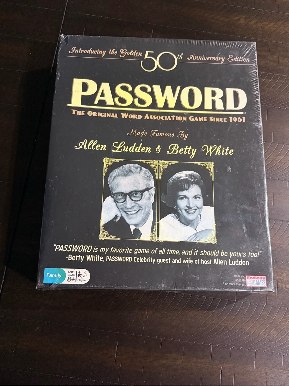 Password 50th Anniversary Edition Word Association Game - Black